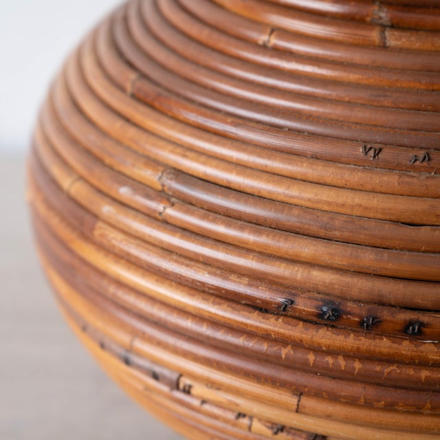 Pencil Reed Lamp, 1970s For Sale In Savannah - Image 6 of 8