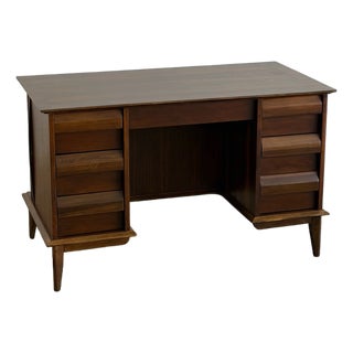 Vintage Lane First Edition Desk With Tambour Doors For Sale