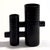 Mid-Century Modern Modernist Japanese Black Pottery Ceramic Ikebana Vase by MCI Japan For Sale - Image 3 of 11