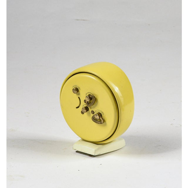 Vintage Ritz Yellow Alarm Clock, 1960 For Sale - Image 3 of 7