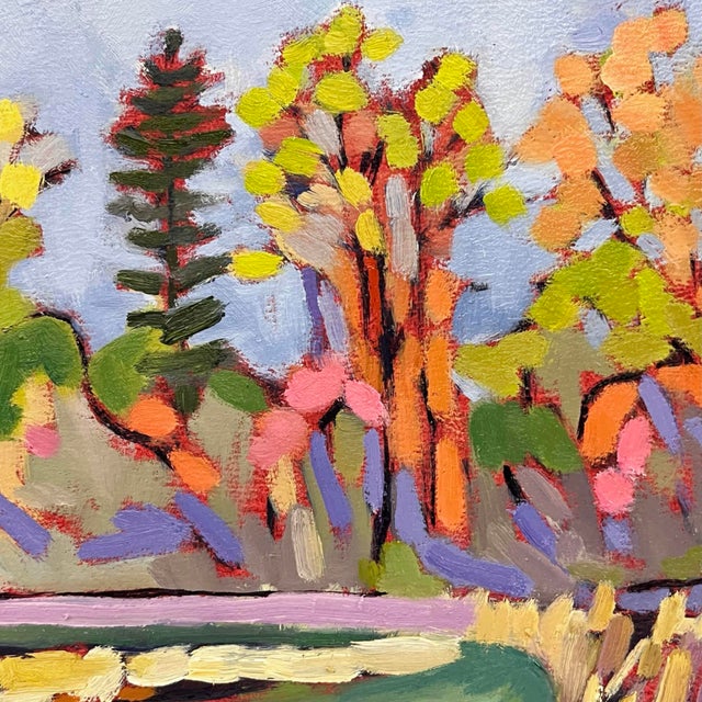 Contemporary The Open Meadow, Original Oil Painting For Sale - Image 3 of 7