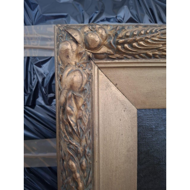 Mid 19th Century Portrait of Knight Giovanni Guido da Cilavegna, Portrait, 1866, Oil on Canvas For Sale - Image 5 of 13