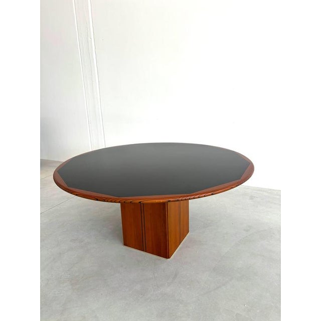 Round Africa Table attributed to Afra & Tobia Scarpa, Maxalto Artona Series, 1970s For Sale - Image 3 of 13