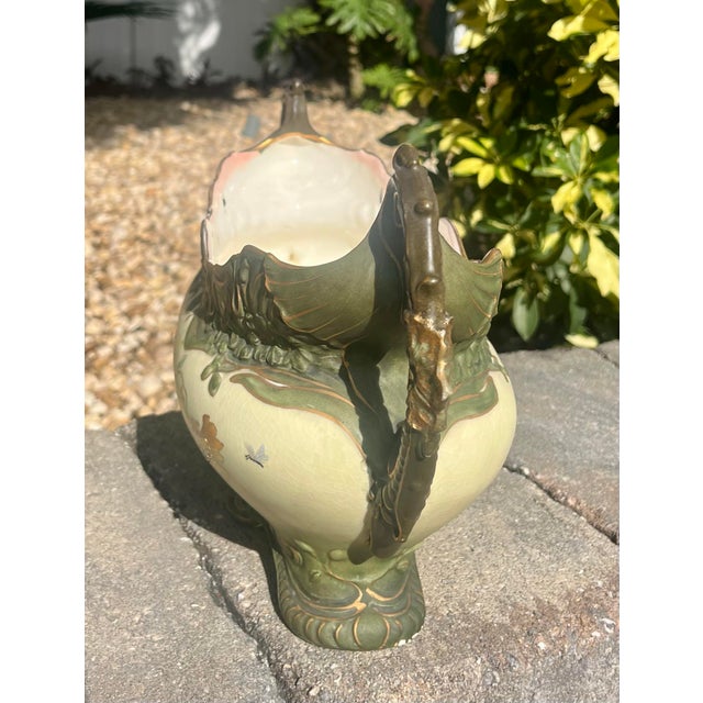 Fine Antique Porcelain Oblong Planter Marked Ernst Wahliss Austria For Sale In Orlando - Image 6 of 12