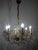 Brass Lead Crystal 24K Gold-Plated Six-Light Chandelier from Sölken Leuchten, 1970s For Sale - Image 11 of 12