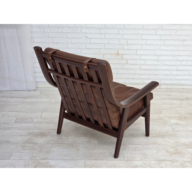 Danish Model GE530 Highback Lounge Chair by H.J. Wegner for Getama, 1970s For Sale - Image 15 of 18