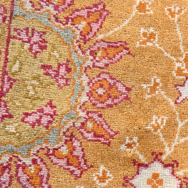Large Turkish Oushak Rug For Sale In Tampa - Image 6 of 12