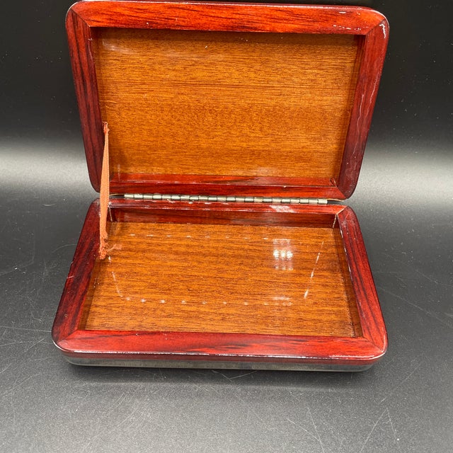 Metal Giulio Benvenuti Vintage Italian Silver Plate Wood Lined Box For Sale - Image 7 of 12