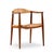 Johannes Hansen Hans Wegner for Johannes Hansen Jh 501 Mid Century Cane and Teak Dining Chairs - Set of 4 For Sale - Image 4 of 14