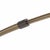 Mid-Century Modern Tambo Arc Floor Lamp - Weathered Brass Steel, Sphere White Satin Shade, Dark Walnut Base, Dimmable For Sale - Image 3 of 7