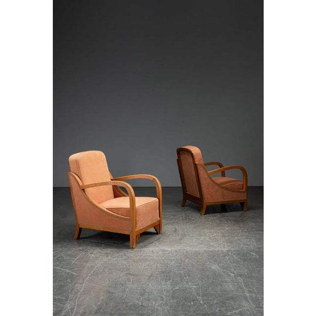 Art Deco Armchairs, 1940s, Set of 2 For Sale - Image 15 of 15