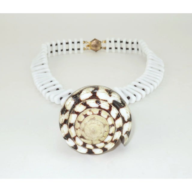 Early Miriam Haskell Milk Glass Collar Necklace White Beads