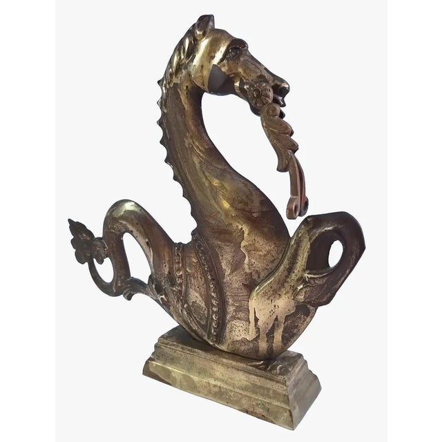 A Piece of Venetian Maritime History: 1930-40 Century Gondola Cavalluccio Ornament A very rare and authentic piece of...