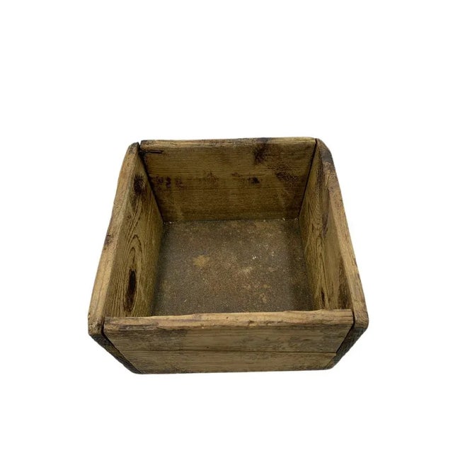 Mid 20th Century Antique Wooden Container For Sale - Image 5 of 5