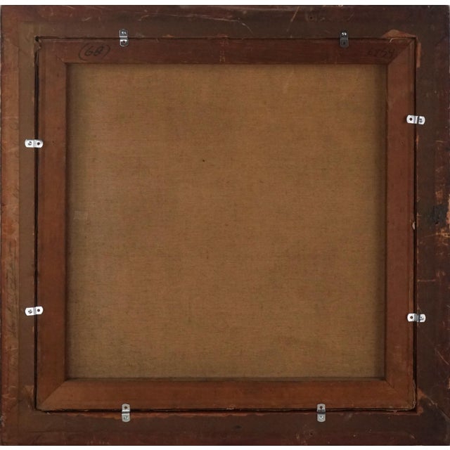 1940s Vintage Mid Century Still Life With Brass Vessel, Fruits and Vegetables by Charles Kinghan For Sale - Image 5 of 5