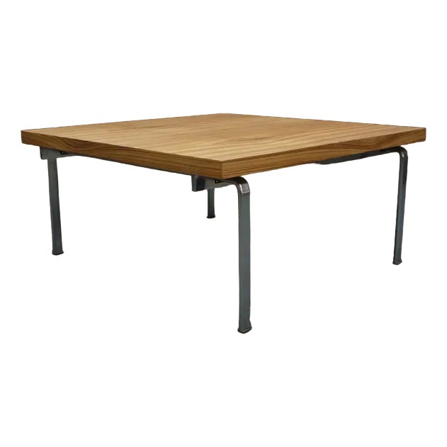 Zebrano Coffee Table by Preben Fabricius & Jørgen Kastholm for Kill International, 1960s For Sale