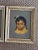 American 1950s Framed Pair of Original Oil Paintings, Young Native American Girls For Sale - Image 3 of 9