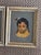 American 1950s Young Native American Girls Oil Paintings, Framed Pair For Sale - Image 3 of 7