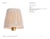 Visual Comfort Signature 6" Pleated Champagne Silk Shade Designer: Visual Comfort Signature Height: 5.25" Base: Shade...