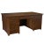 Arts & Crafts Crafters and Weavers Mission Library Desk With File Cabinet Drawers - Walnut For Sale - Image 3 of 3