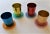 Metal Mid-Century Anodized Aluminum Tumblers, Coasters - 8 Pieces For Sale - Image 7 of 7