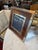 1970s Signed Tommaso Barbi Italian Burl Wood and Brass Picture Frame, 1970s For Sale - Image 5 of 6