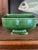 Mid-Century Modern Vintage McCoy Usa Green Grapevine Planter, Footed Rectangular Jardiniere For Sale - Image 3 of 4