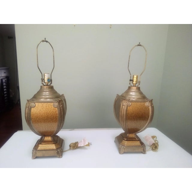Late 20th Century Late 20th Century Decorative Lamps - a Pair For Sale - Image 5 of 5