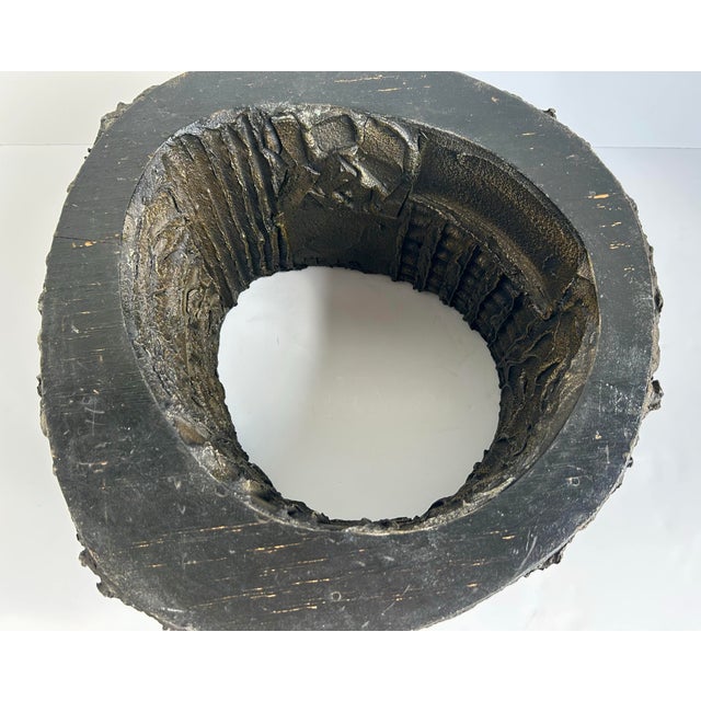 Paul Evans Sculpted Resin Coffee Table, Signed Pe69 For Sale - Image 9 of 11