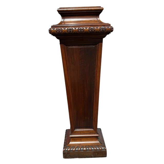 Carved Walnut Side Table, 1890s For Sale - Image 3 of 17