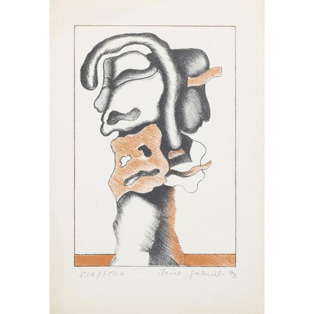 Maria Gabriel, Composition, 1973, Screenprint For Sale - Image 6 of 6