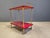 1960s Italian Lacquered Goatskin Serving Bar Cart from Aldo Tura, 1960s For Sale - Image 5 of 18