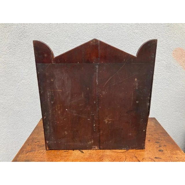 Antique Early 19th Century English Regency Wall Book Shelf in the Manner of Thomas Hope For Sale - Image 4 of 5