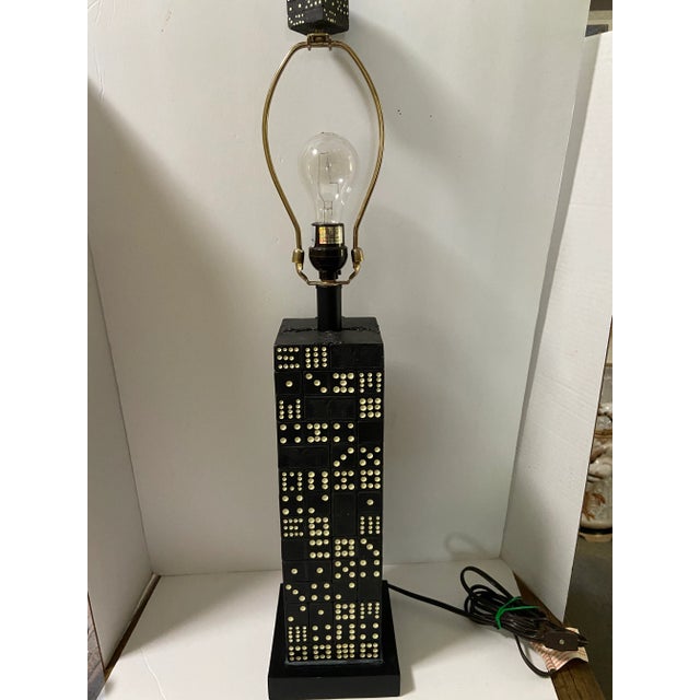 Postmodern 20th Century Domino Modern Table Lamp For Sale In Cleveland - Image 6 of 10