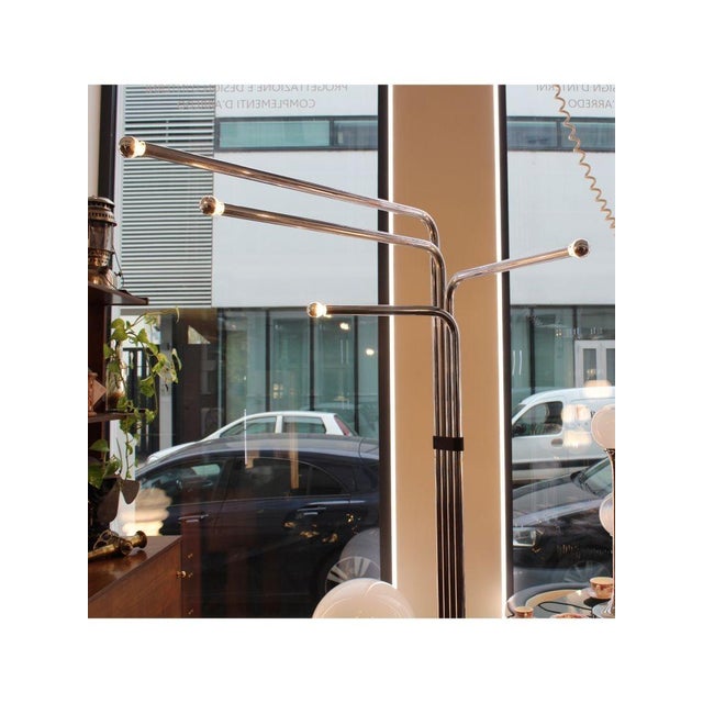 Gray 4-Light Floor Lamp from Reggiani, 1970s For Sale - Image 8 of 11