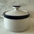 Vintage covered stoneware casserole dish made in Japan by Noritake between 1973 and 1985. The "Fjord" pattern is part of...