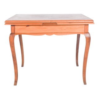 European Extendable Square Dining Table For Sale