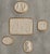 Collection of 5 early 19th century Italian Grand Tour plaster intaglio impressions This is group #3 of other intaglios I...