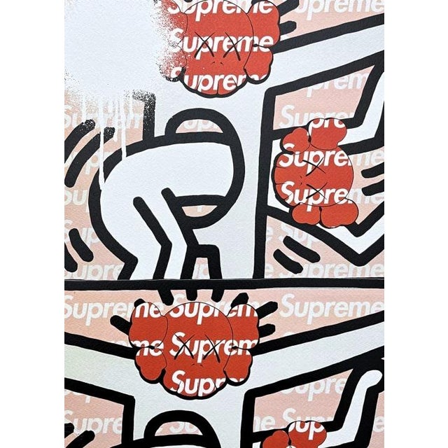 Death Nyc - Haring With Supreme - Limited Edition With Certificate For Sale - Image 4 of 5