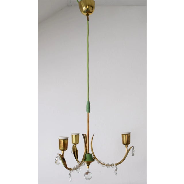 Mid-Century Modern Austrian Ceiling Lamp from Rupert Nikoll, 1950s For Sale - Image 3 of 7