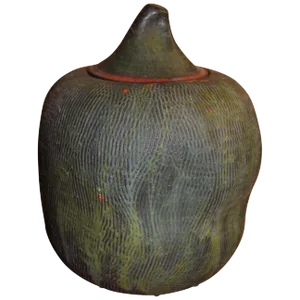 John Tuska Lidded Stoneware Vessel