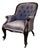 Antique Mahogany Button Back Chair, 1800s For Sale
