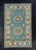 Blue Turkish Oushak Rug 3'8" x 5'10" #17445 For Sale - Image 8 of 8
