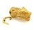 Mid 20th Century Mid 20th Century Tiger Head 14k Yellow Gold Charm Pendan For Sale - Image 5 of 8