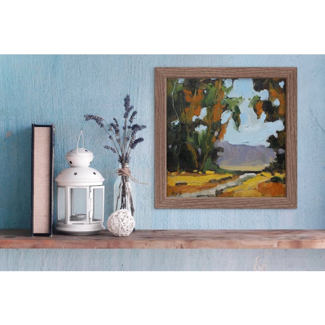 Modern Impressionist Landscape Oil Painting Original Art For Sale - Image 13 of 14