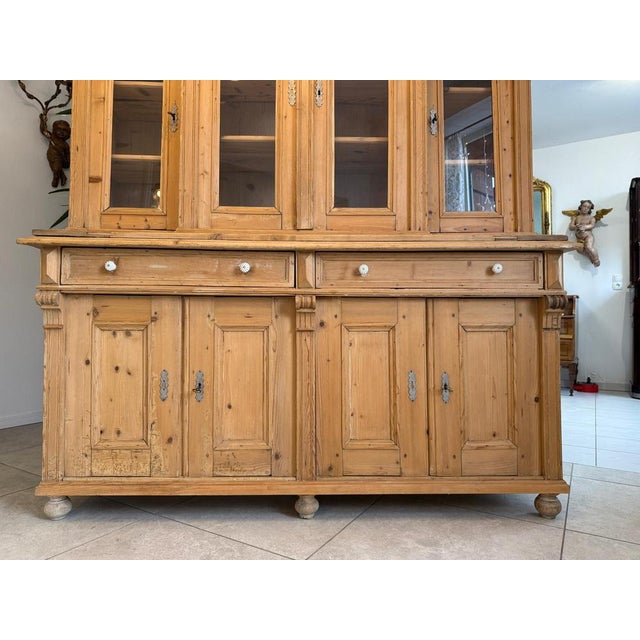 Gründerzeit Wood Display Cabinet For Sale - Image 17 of 18