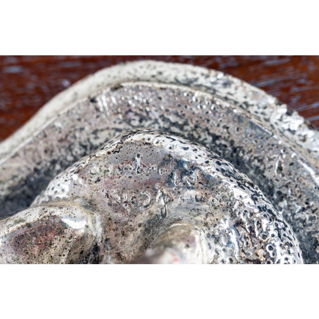 Late 20th Century Martin Mendoza “Leopard Warrior” Monumental Plata Artistica .999 Silver Clad Aztec Warrior Sculpture for D’Argenta For Sale - Image 10 of 11