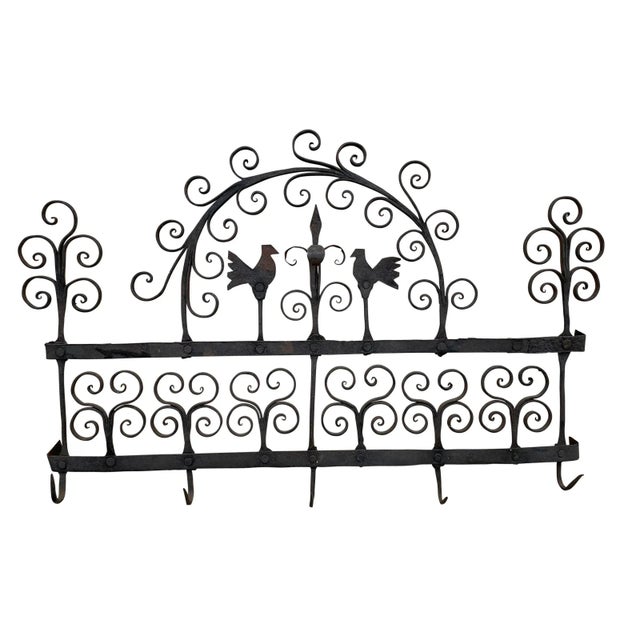 18th Century Wrought Iron Kitchen Rack For Sale - Image 11 of 11