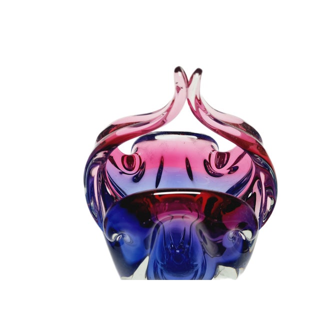 Vase by J. Hospodka for Chribska Glassworks, Former Czechoslovakia, 1960s For Sale - Image 12 of 18