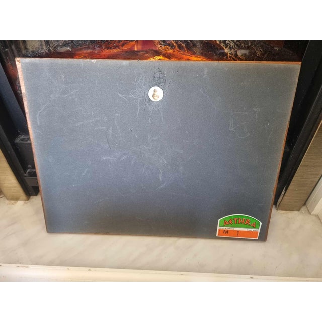 Art Deco Enameled Copper Bas-Relief, Greece, 1950s For Sale - Image 3 of 10